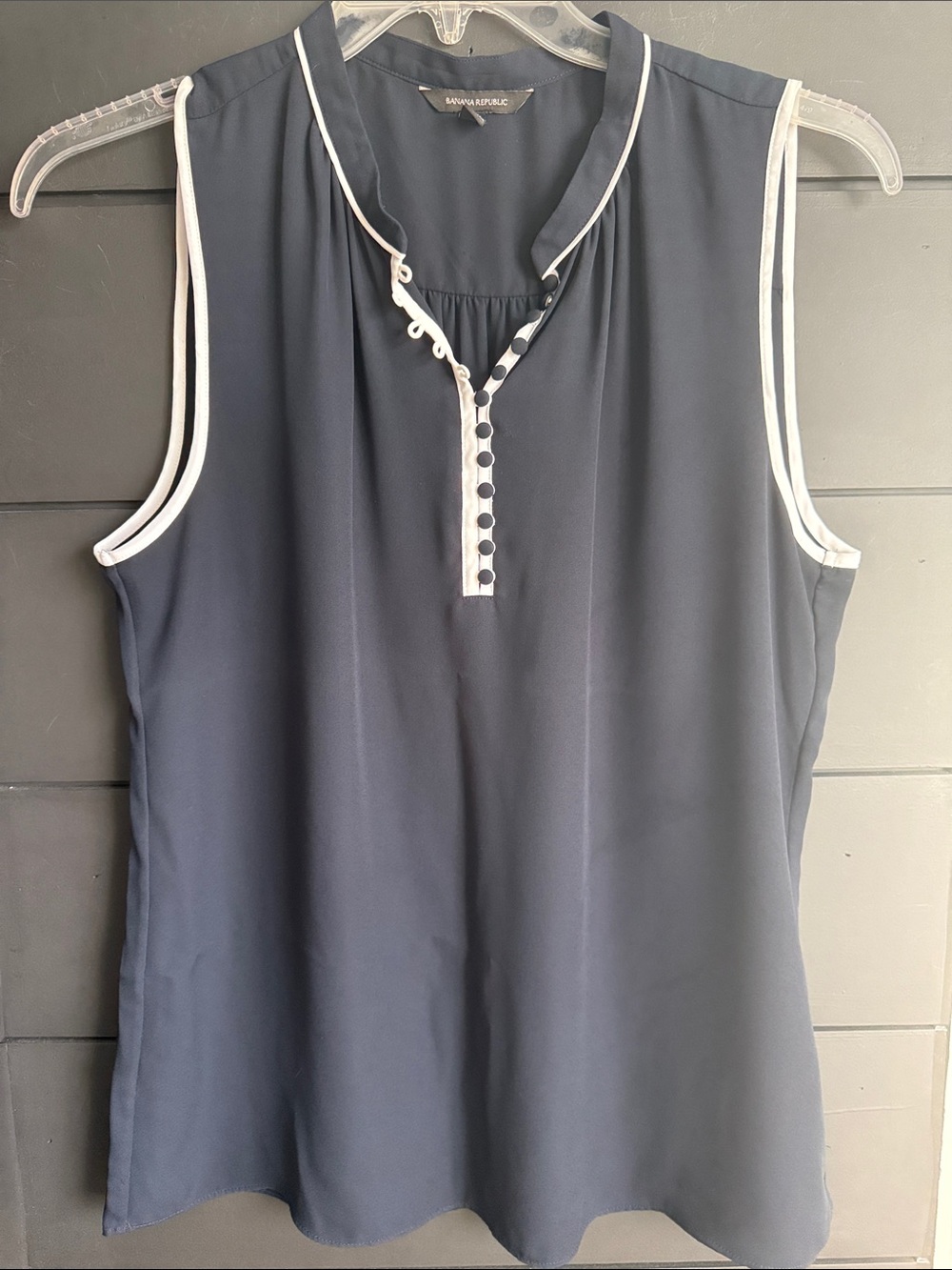 Banana Republic Black Blouse L